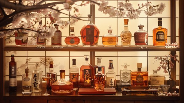 Coffret de rhum et de whisky : un voyage au japon