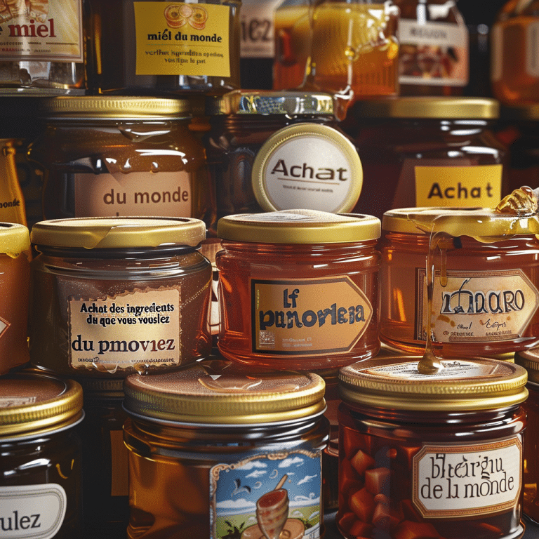 Achat de miel du monde : vérifiez les ingrédients du pot que vous voulez